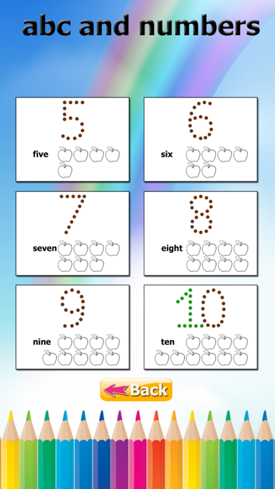 Learn ABC Free: Education To Write Alphabet, Numbers and English Words iPhone screenshot
