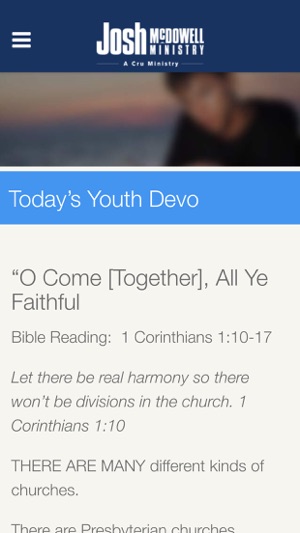 Josh McDowell Daily Devos(圖2)-速報App