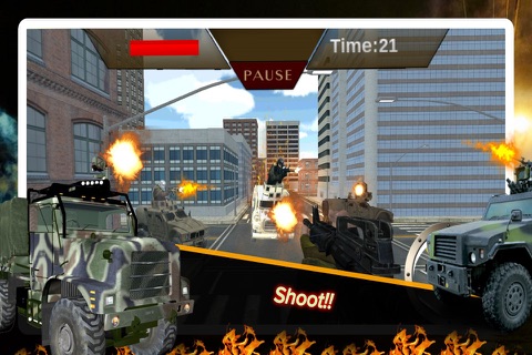 US Army Humvee 4x4- Nitro Truck vs Sniper Battle screenshot 3