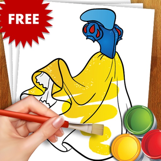 Coloring Dresses for Princess Free icon