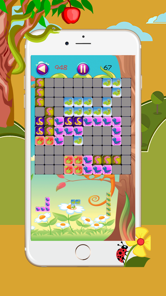 #2. Snakes Slithering In Square Box - The New Tetroid Puzzle Game (iOS) 由: Perachai Wongsinwises