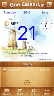 onecalendar free - all in one calendar iphone screenshot 2