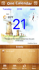 OneCalendar Free - All in one calendar screenshot