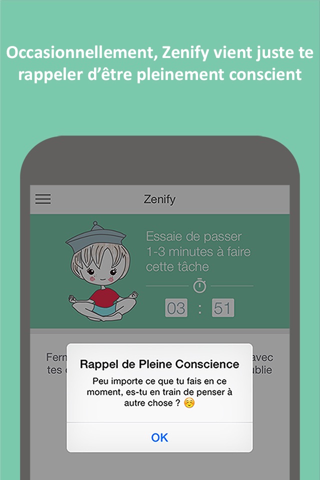 Zenify - Meditation and Mindfulness Training Techniques for peace of mind, stress relief and focus screenshot 3