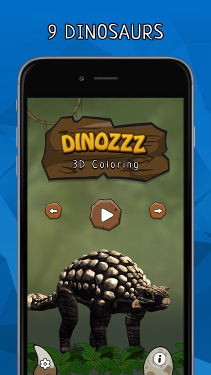 DINOZZZ 3D Coloring - interactive dinosaurs painting for adults & kids