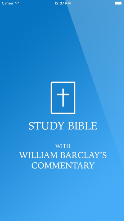KJV Study Bible - with William Barclay Commentary