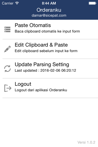 Orderanku screenshot 2