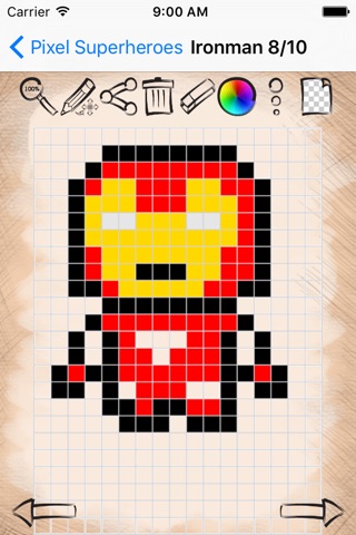 Drawing For Pixel Superheroes screenshot 4