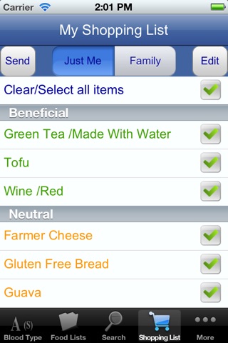 Blood Type Diet® screenshot 3