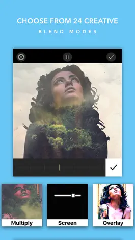Game screenshot Video BlendEr -Free Double ExpoSure EditOr SuperImpose Live EffectS and OverLap MovieS hack