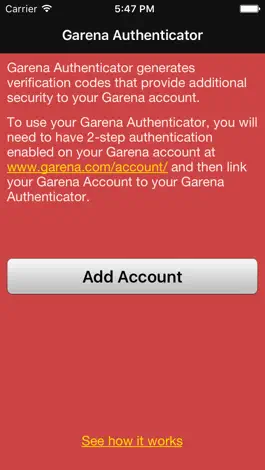 Game screenshot Garena Authenticator mod apk