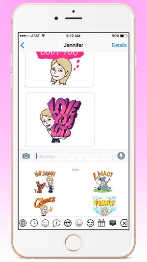 Blondemoji Keyboard - Emojis for cute Blondes(圖4)-速報App