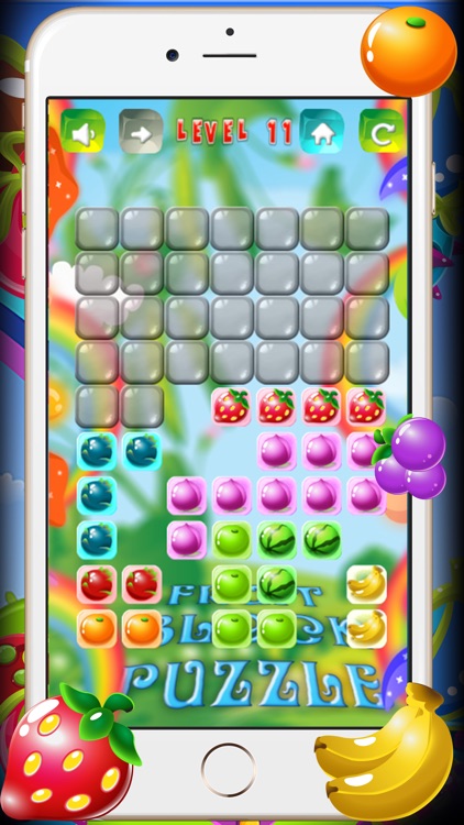 Fruits Block Puzzle King - Tangram Games for Kids and Adults