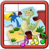 Kinder Dinosaurier Rex Puzzle - pädagogische Form und matching-Spiel für Kinder apk