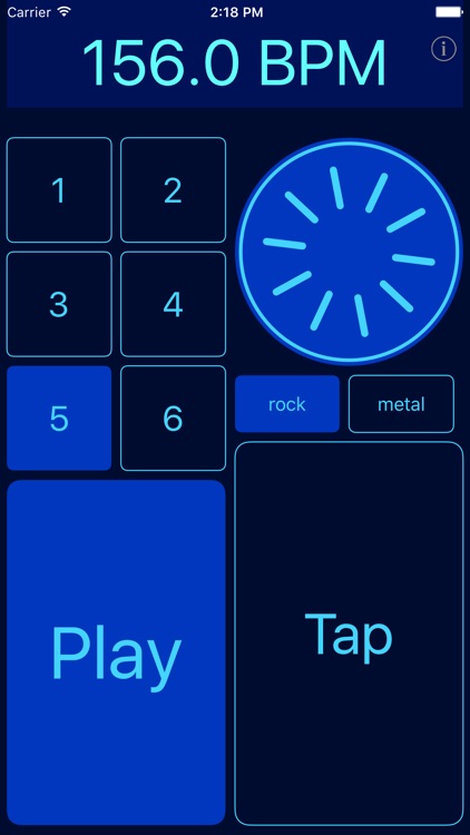 Drum Beats Metronome - drum loop adjustable BPM