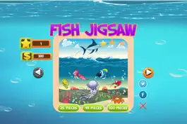 Game screenshot Finding Cute Fish And Sea Animal In The Cartoon Jigsaw Puzzle - Educational Solving Match Games For Kids mod apk