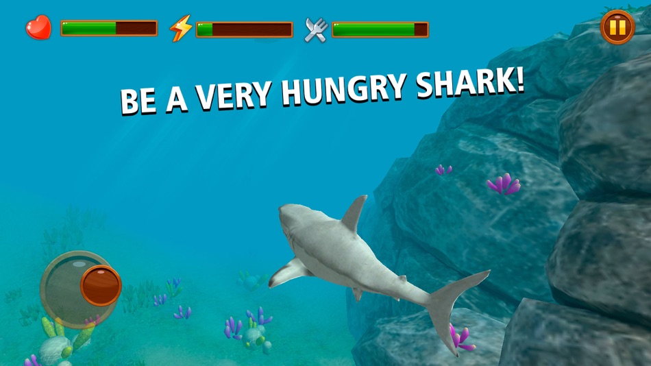 #1. Wild Crazy Shark Simulator 3D (iOS) 由: Tayga Games OOO