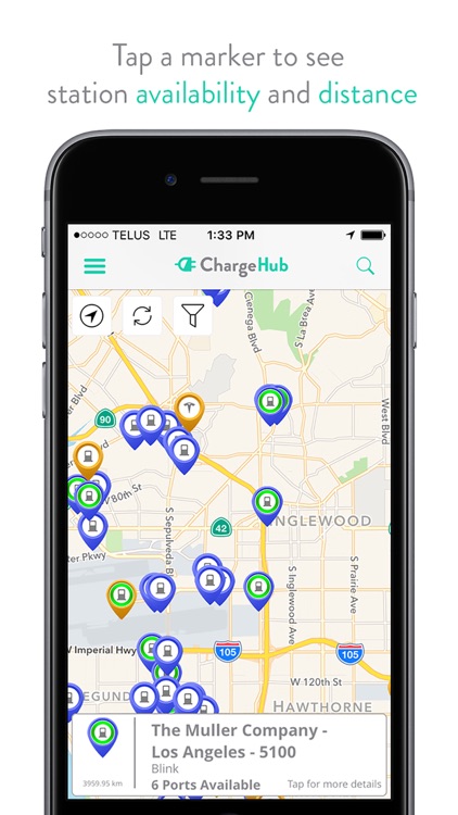 ChargeHub EV Map