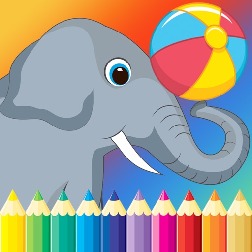 Circus Coloring Book for Kids - Toddlers drawing free games icon