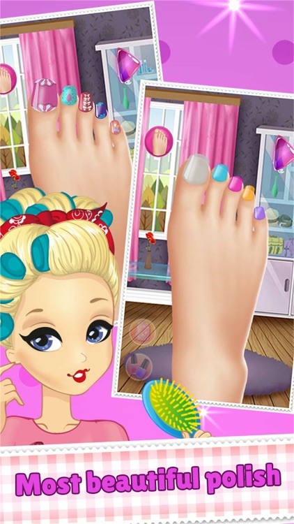 Foot Nail Art Beauty Salon Game Cute Designs And Manicure Ideas for Girls screenshot-3