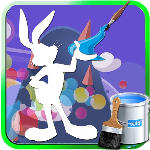 Coloring Page For Kids Games Bugs Bunny Edition Icon