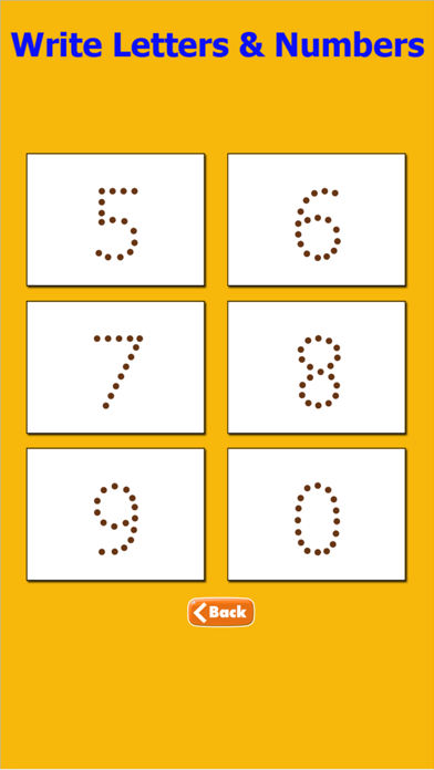 letter abc & 123 for kids : learn to write letters and numbers iPhone screenshot