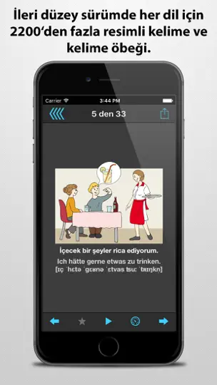 Скриншот Konuşma Kılavuzu – 30 Dilden Fazla на iPhone 2
