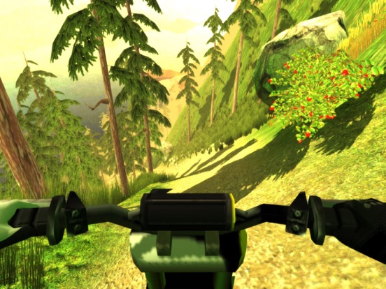 Screenshot #1 for MTB Downhill Simulator : Extreme Freeride Bike 3D