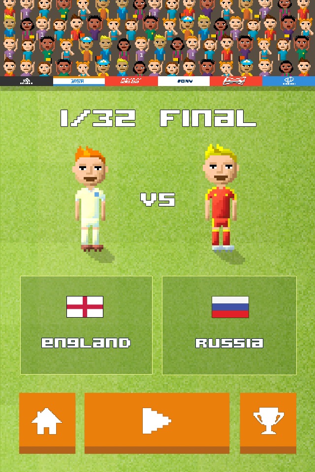 Pixel FreeKick - Soccer Tiny Cup screenshot 2