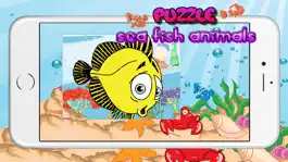 Game screenshot Toddler Sea Fish Jigsaw Puzzle Activity Educational Games apk
