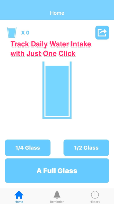 Screenshot #1 pour Drink Water Reminder - Tracking Daily Water Intake