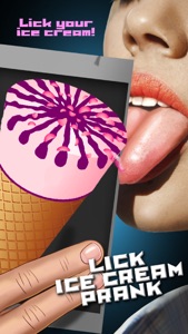 Lick Ice Cream Prank screenshot #2 for iPhone