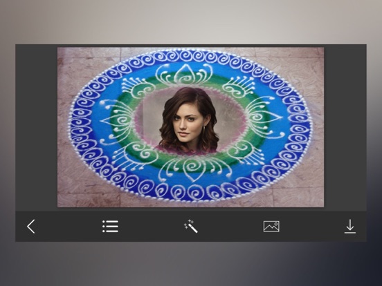 Rangoli Photo Frames - Instant Frame Maker & Photo Editor iPad screenshot 4 - Photo & Video app