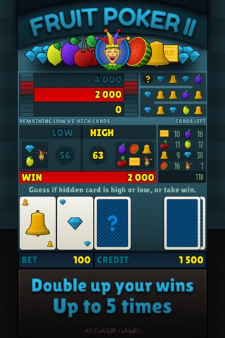 Fruit Poker II screenshot 4