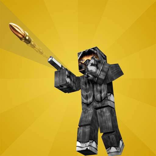 Steel Pixels Shooter - Multiplayer Fighting Game of Guns Shooting in War Icon
