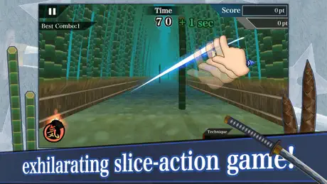 Samurai Sword "Slashing Action"