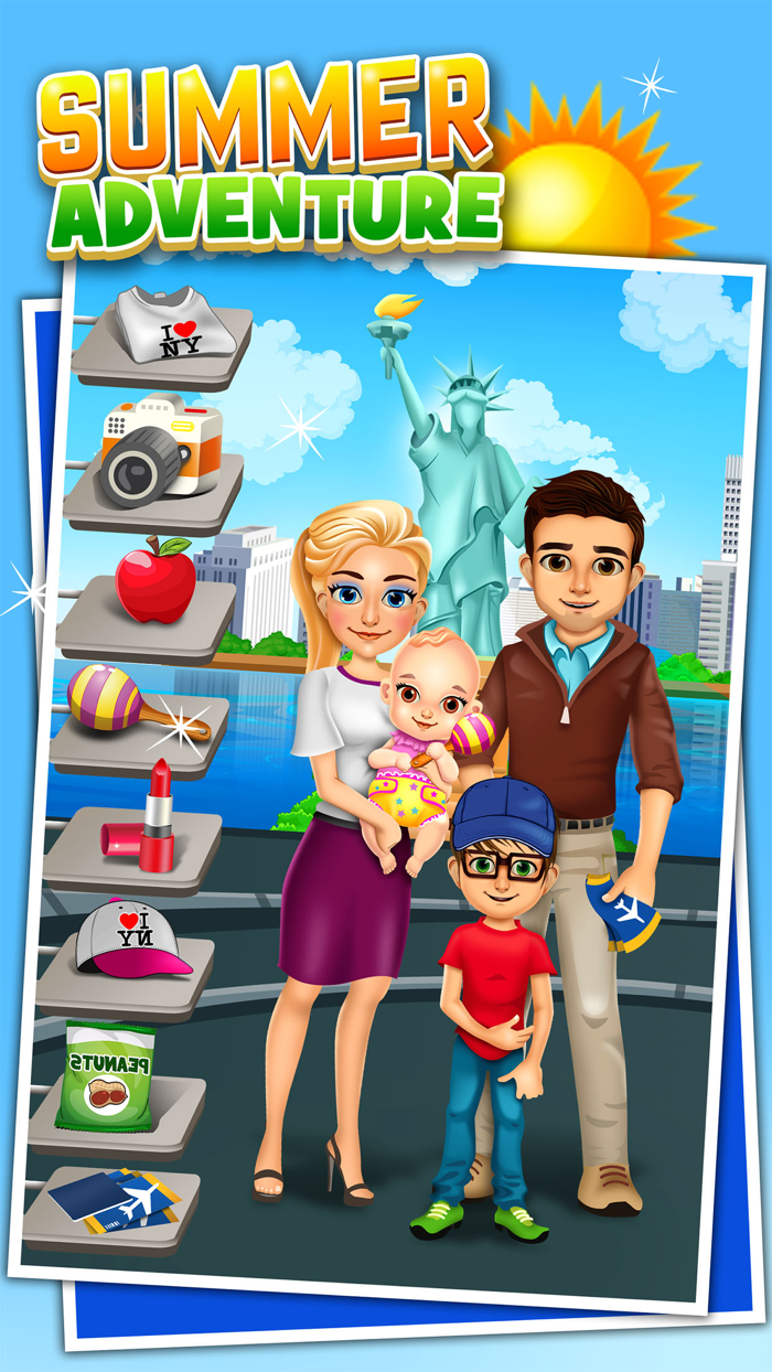 Family Salon Dress-Up Kids Games Girl and Boy