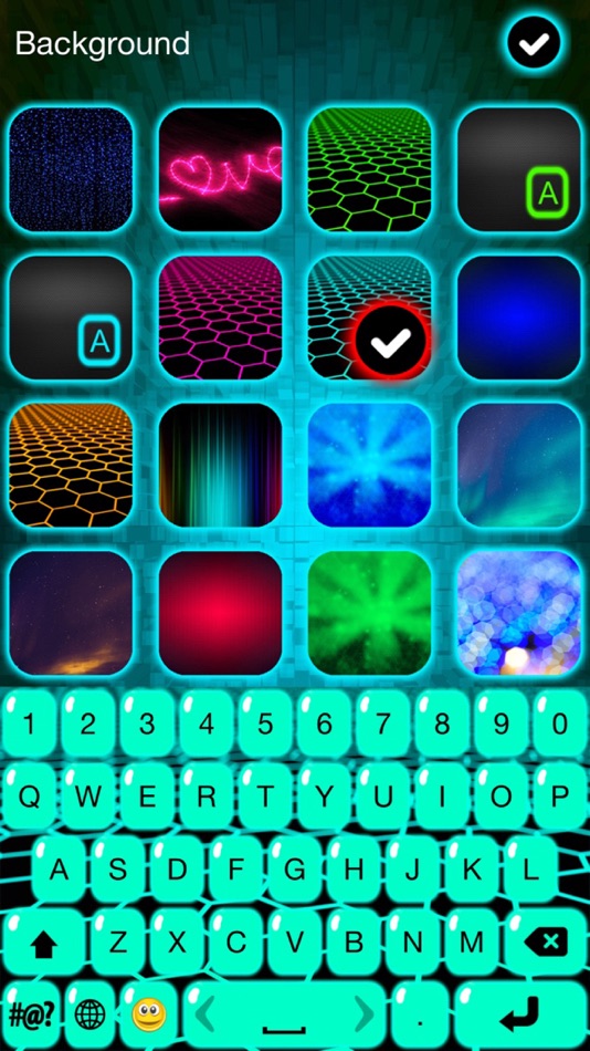 #4. Glow Neon Colors Keyboard – Download Colorful Theme.s and Backgrounds (iOS) 由: Milica Vuksanovic