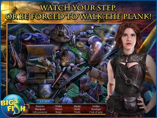 Sea of Lies: Tide of Treachery - A Hidden Object Mystery iPad app afbeelding 2