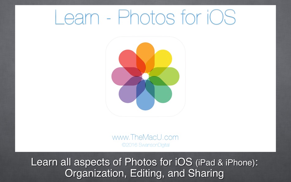 Learn - Photos for iOS Edition - 1.0 - (macOS)