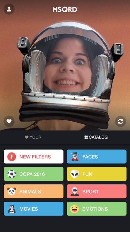 MSQRD — Live Filters & Face Swap for Video Selfies
