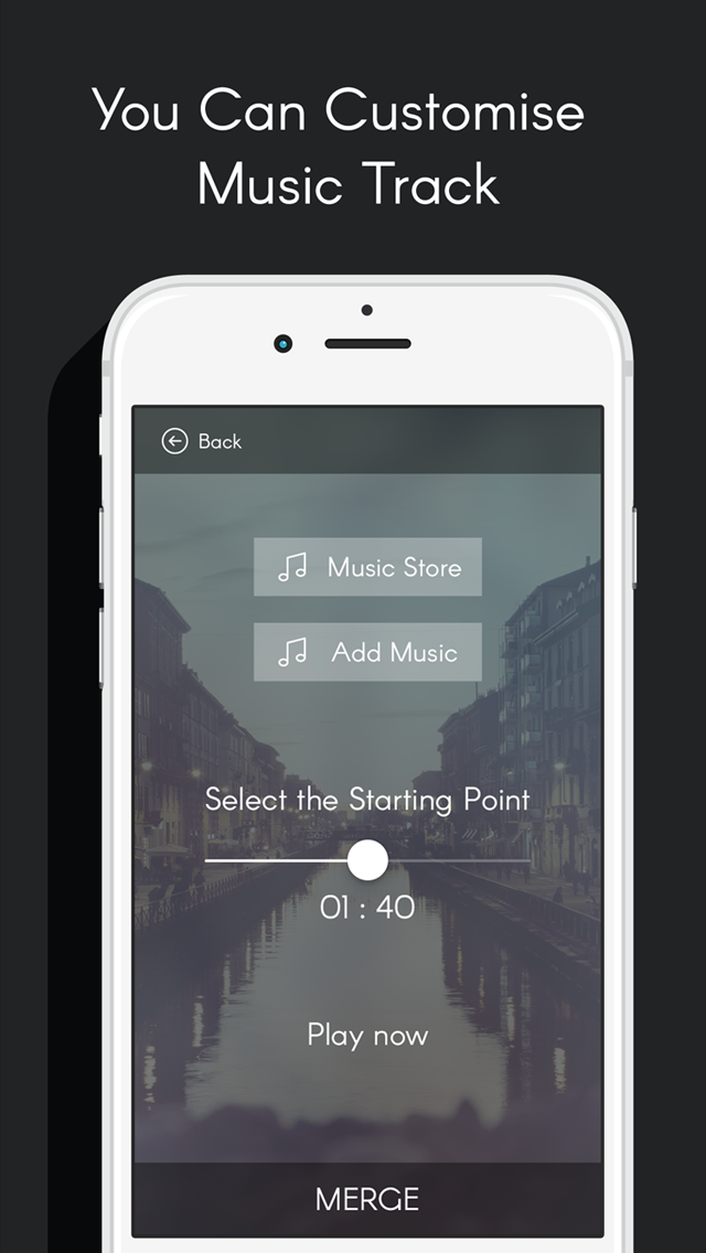 Add Videos to Music - Merge background audio movie maker and video editor free