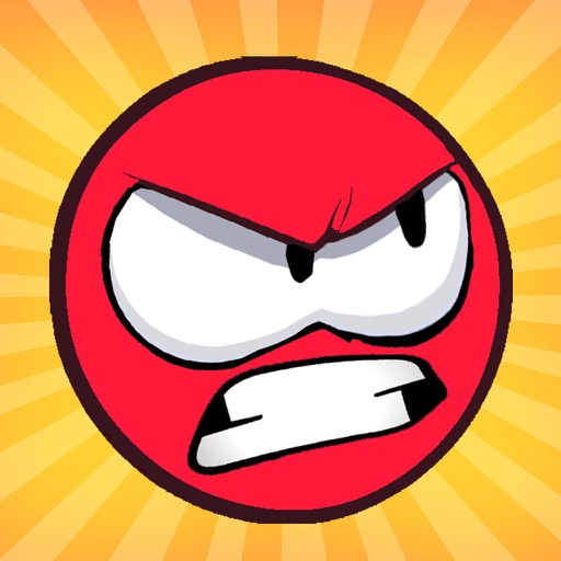 Angry Red Ball Fly - Crazy Adventure In Amazing World - Fun Ball Bounce and Jump