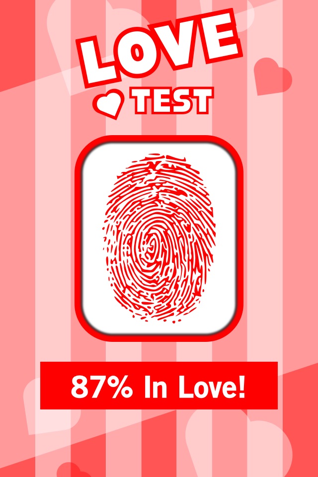 Love Test - Finger Scanner Find Your Match Score Calculator HD screenshot 3