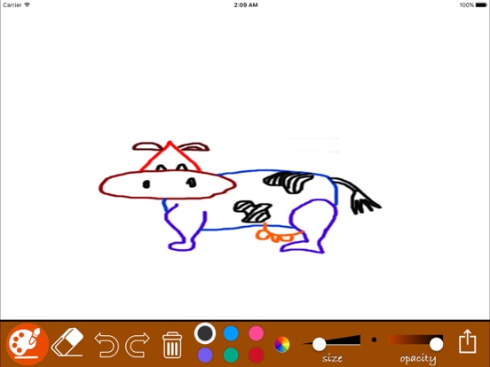Screenshot #5 pour Kids paint - Best Doodling and Drawing Tool For Kids