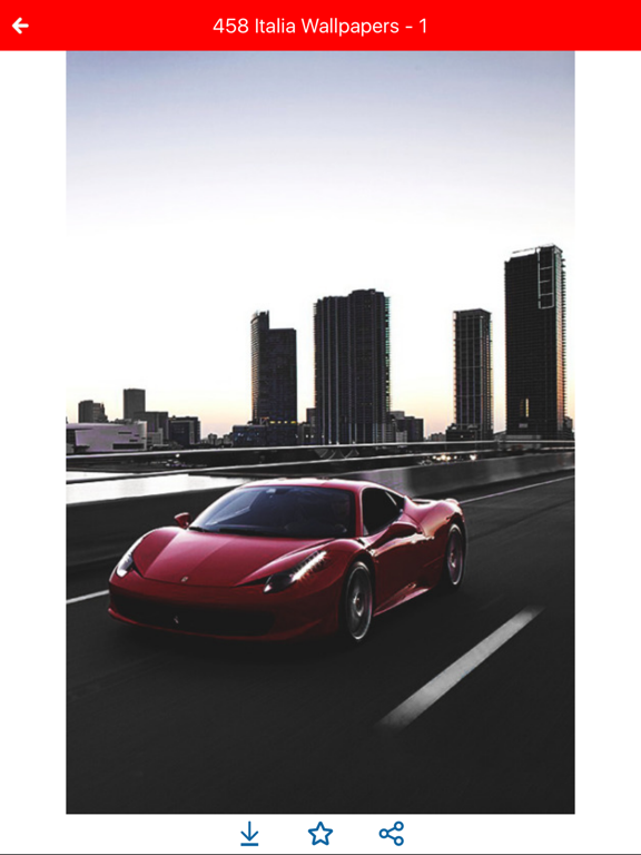 HD Car Wallpapers - Ferrari 458 Italia Edition iPad screenshot