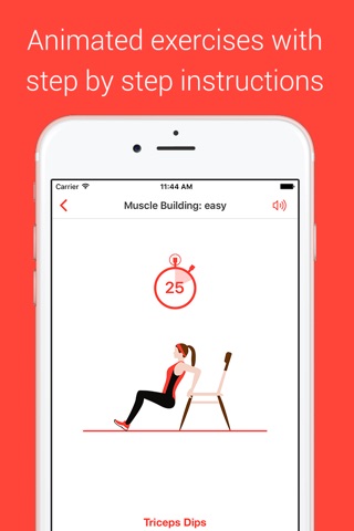 Muscle Building Workout - Your Personal Fitness Trainer for power, endurance and strength screenshot 3