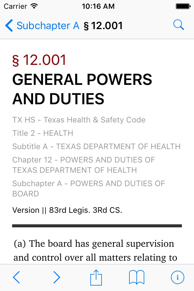 Texas Health and Safety Code (LawStack's TX Law/Statutes) screenshot 2