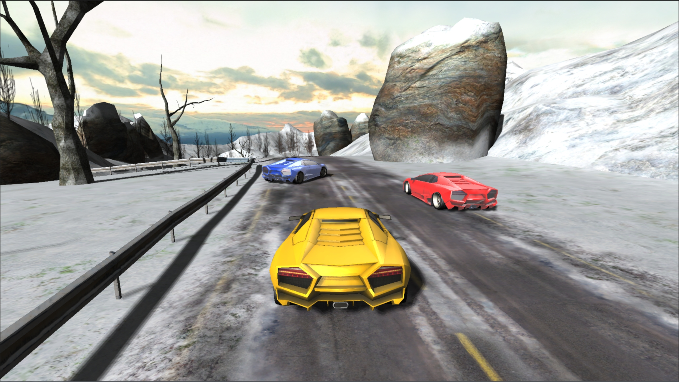 Car Racing Winter screenshot 2