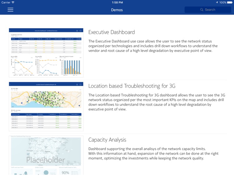 Nokia Performance Manager Client